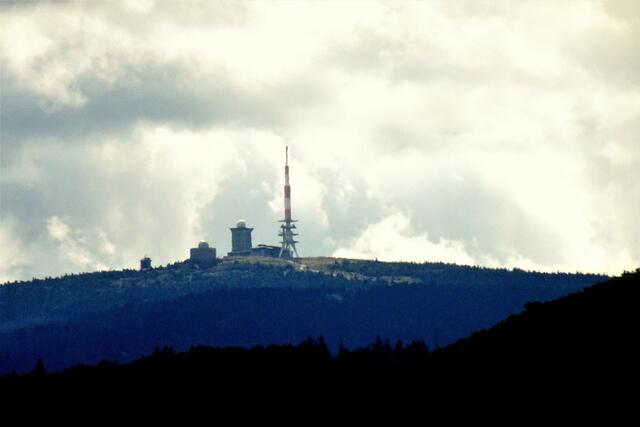 Blick vom Langenberg zum Brocken