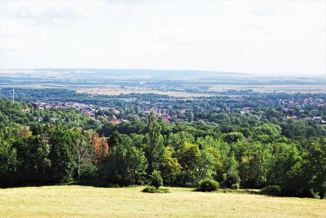 Blick vom Gatterweg  auf Göttingerode und Schlewecke