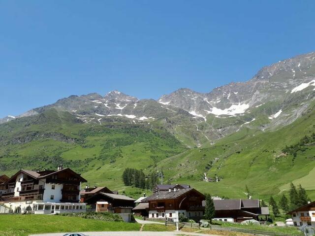 Teil des Bergdorfes Pfelders