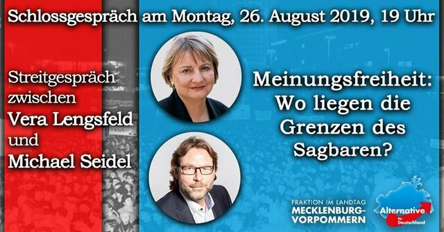 Veranstaltung mit Vera Lengsfeld und und Michael Seidel