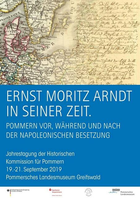 © Plakat: Steffen Klaiber, Grafikagentur > https://www.pommersches-landesmuseum.de/fileadmin/user_upload/downloads/arndt_tagung.pdf | Foto: wie vor