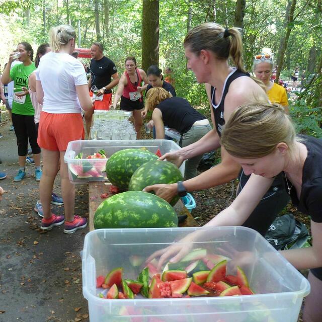 Dürfen beim Eilenriederennen nicht fehlen: Die Wassermelonen.