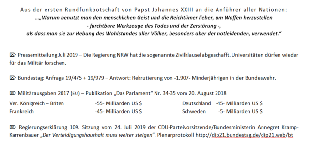 Krisen forciert - Waffen/Militär