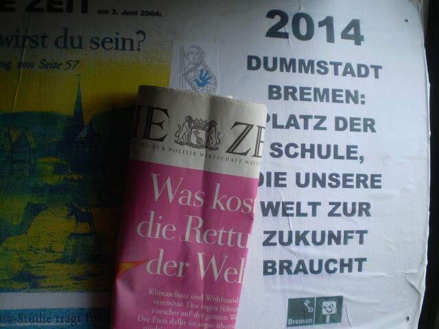 Blick auf DIE ZEIT