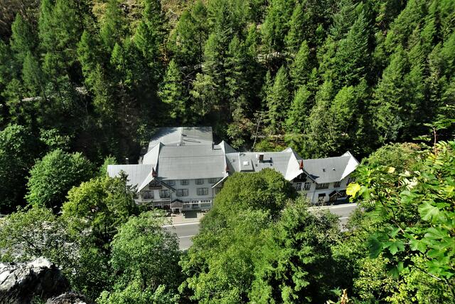 Romkerhall, das kleinste Königreich, von oben