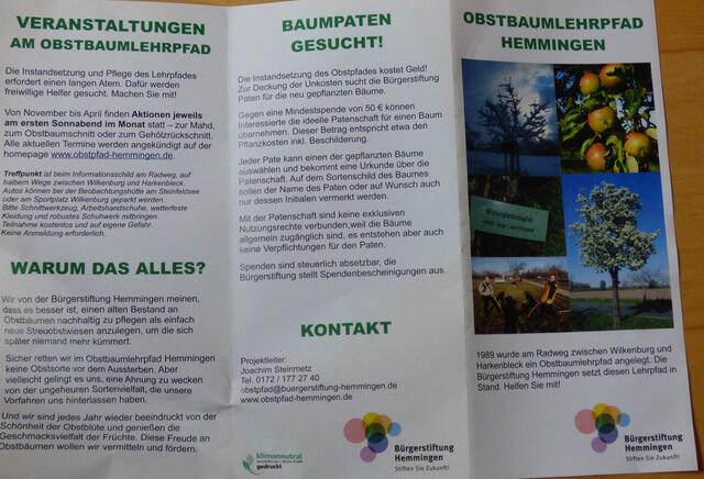 Obstbaumlehrpfad Hemmingen