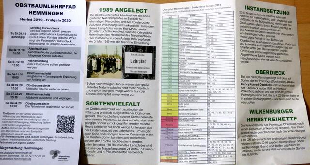 Obstbaumlehrpfad - Sortenvielfalt