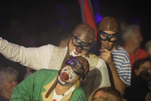 Das Trio der Clowns
