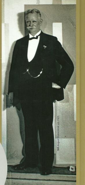 Kommerzienrat August Stukenbrok (Scan von der Buchrückseite)