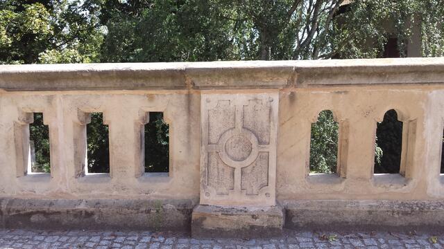 Parkbrücke am Schloss zu Merseburg