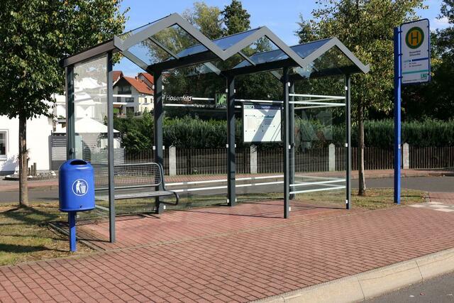 Bushaltestelle in Hosenfeld