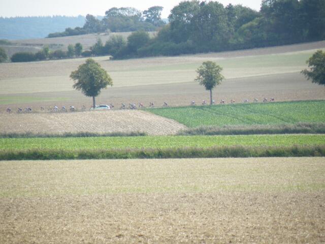 63. Aus der Ferne; auf der K 206 zwischen Boitzum und Alferde; das Feld in der 8. Runde.