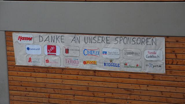Ohne die Sponsoren wäre das Turnier nicht möglich.