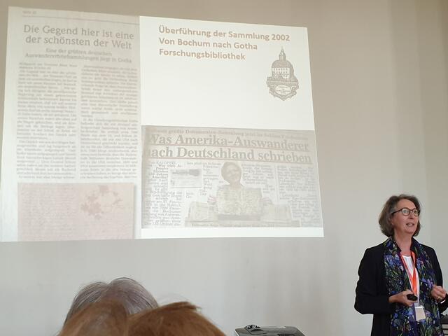Fachvortrag zum Thema "Auswandererbriefe"