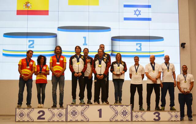 Das deutsche Senioren-Team wird Mannschafts-Europameister vor Spanien und Israel. | Foto: Laura Hillenbrand