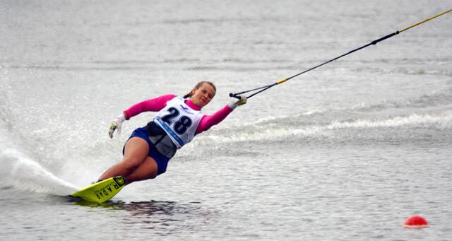 Nur 1,25 Bojen fehlten Laura Hillenbrand an der 13m-Leine für eine Medaille – am Ende war es der undankbare 4. Platz.