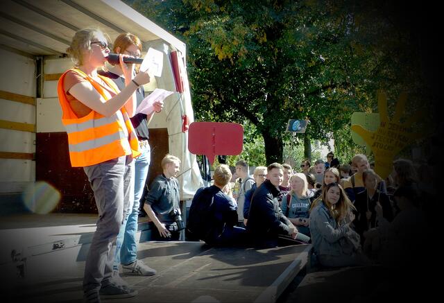 Klar formutliert Fridays for Future an die hannoversche Politik ihre Forderungen.