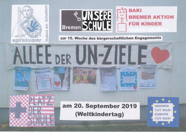 Europa-BAKI-Beitrag in Bremen zur 15. Woche des bürgerschaftlichen Engagements am 20. September 2019 (Weltkindertag)