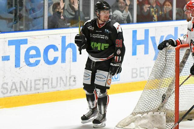 Top-Scorer Patrick Zimmermann erzielte gegen die starken Gastgeber 2 Treffer.