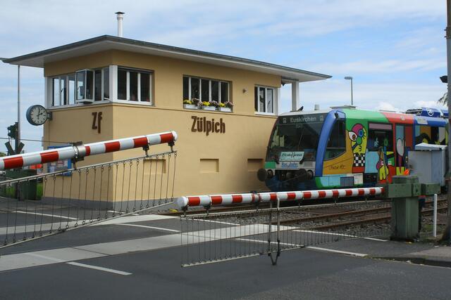 Bürgerbahnbetrieb 2010 im Bahnhof Zülpich (Foto: photo79 - Sebastian Petermann)