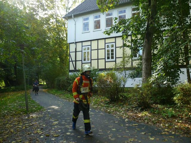 Die Feuerwehr ist dabei – wenn z.B. einem Athleten die Socken qualmen sollten.
