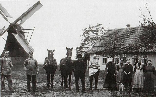 Müllerfamilie in Abbensen um 1920, Copyright Rüdiger Hagen