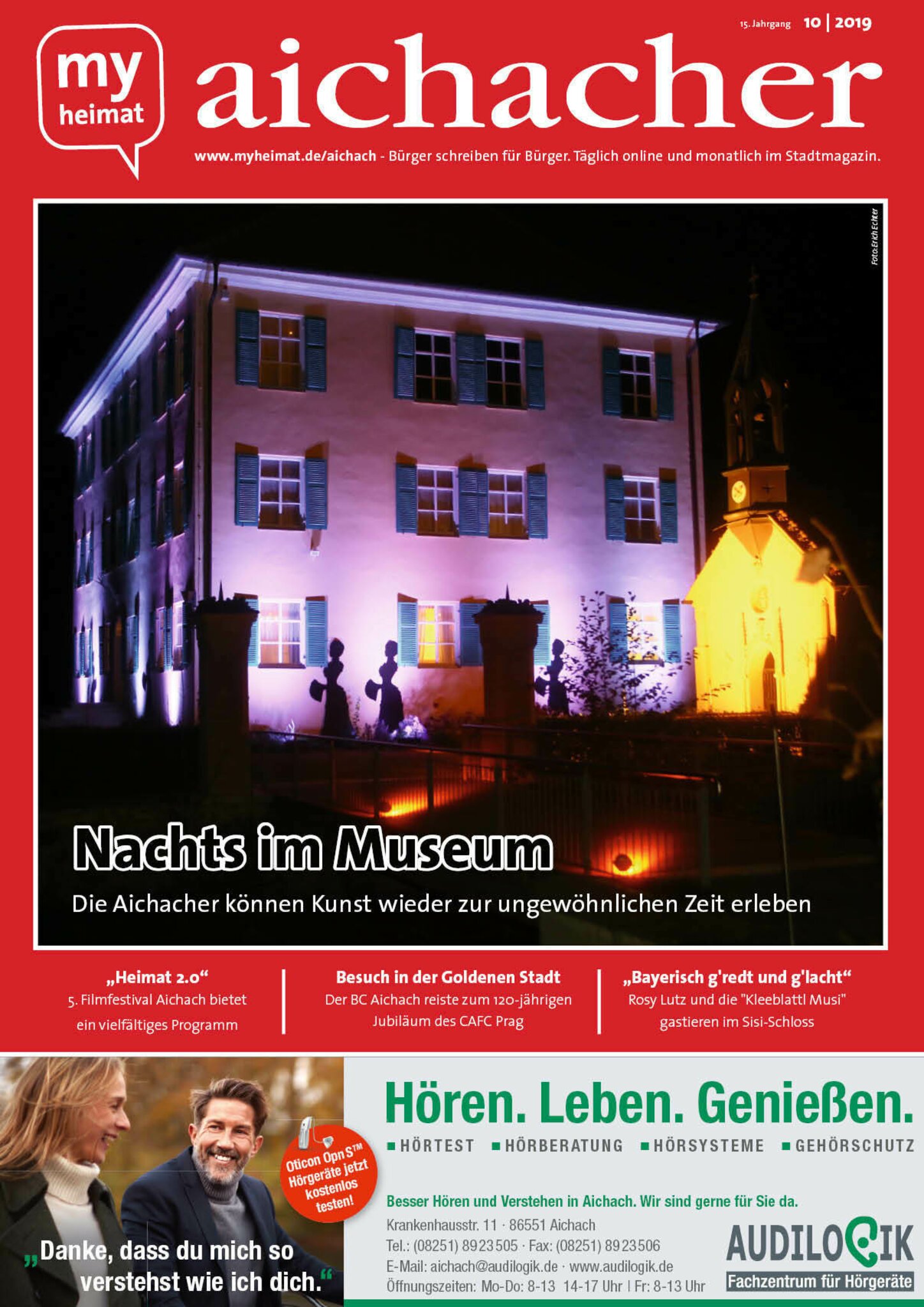 Jetzt neu! Den „aichacher“ 10/2019 hier als EPaper lesen Aichach