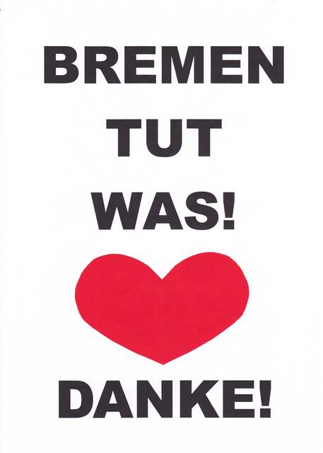 BREMEN TUT WAS!  DANKE!