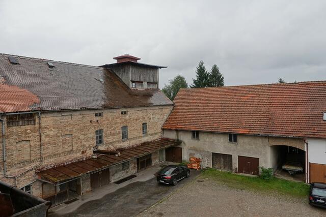 Blick auf die ehemalige Mälzerei