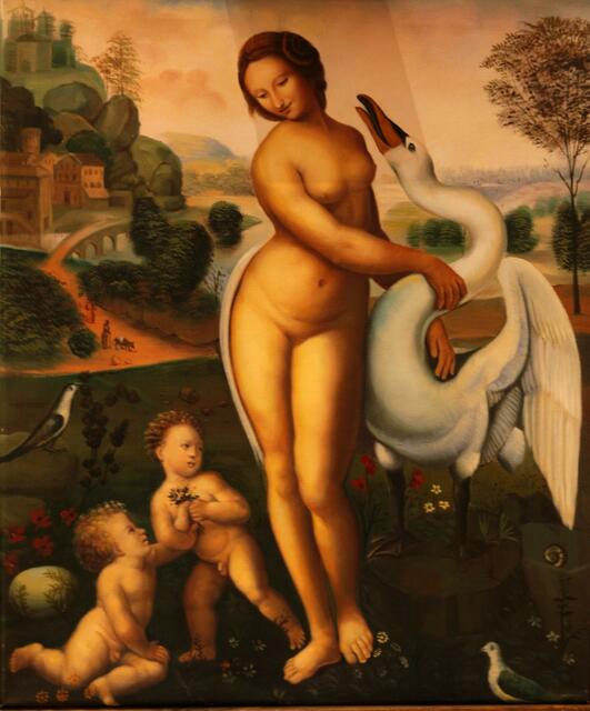 ,,Leda und der Schwan"