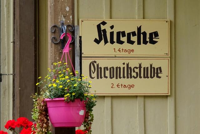 ich finde die Kirche in der 1. Etage  in Treseburg immer originell
