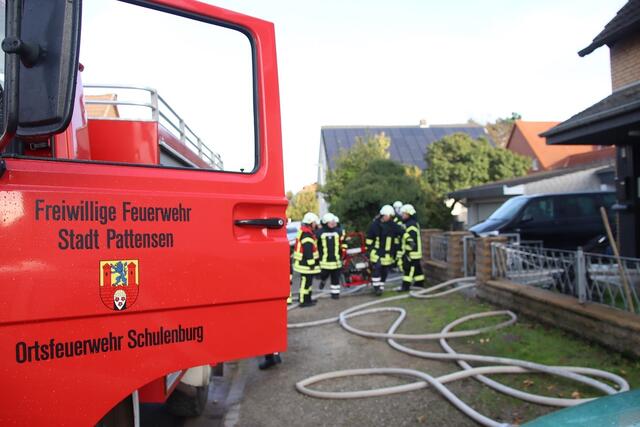 Einsatzstelle am Milchweg in Schulenburg/Leine