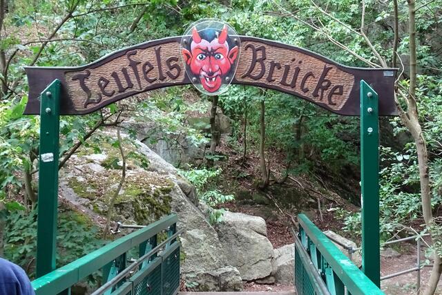 die derzeitige Teufelsbrücke stammt aus Jahre 2009