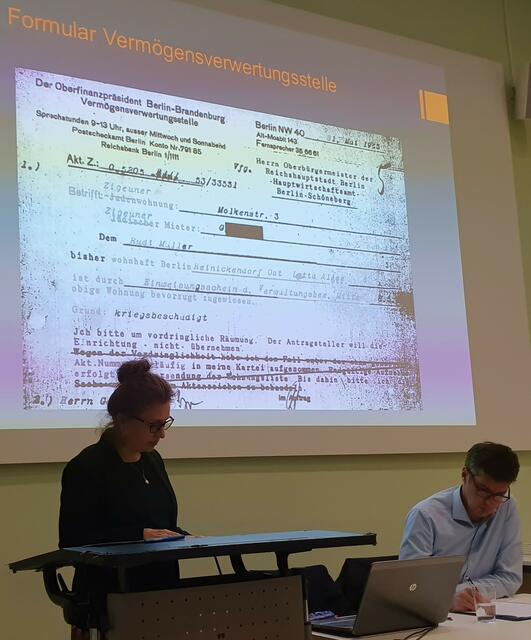 Formular der Vermögensverwertungsstelle