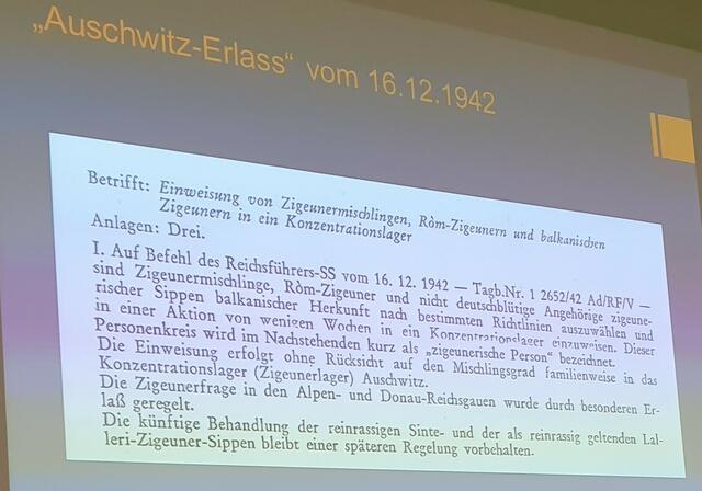 Auschwitz-Erlass des Reichsführers-SS vom 16. Dezember 1942
