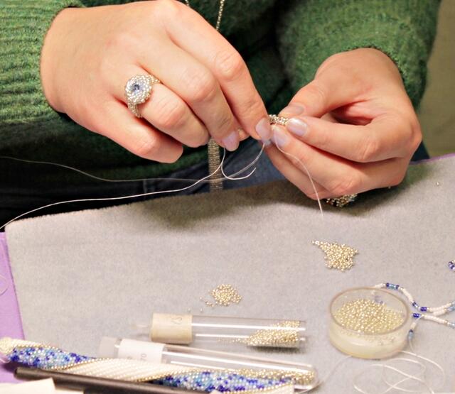 Filigrane Handarbeit