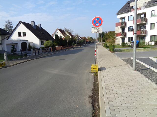 Guter Standort fürs Schild.