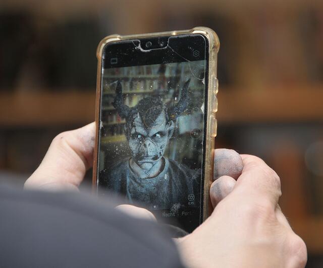 alles wurde mit dem Smartphone dokumentiert