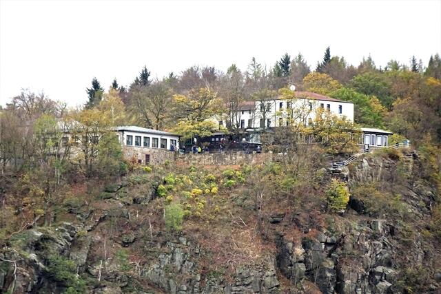 der Hexentanzplatz mit den beiden Gaststätten