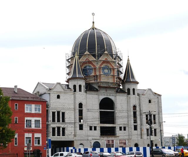 Königsberg: Synagoge im Bau August 2018 > Gemeinfrei > https://de.wikipedia.org/wiki/Liberale_Synagoge_K%C3%B6nigsberg | Foto: wie vor