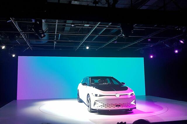 Bei der jüngsten Elektro-Studie von VW feilten die Designer akribisch an der Aerodynamik. | Foto: © Jutta Bernhard / mid / trd mobil