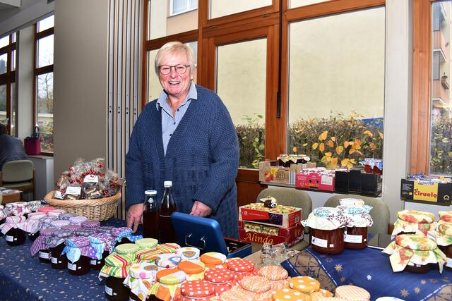 Hier gab es selbsteingekochte Marmeladen.