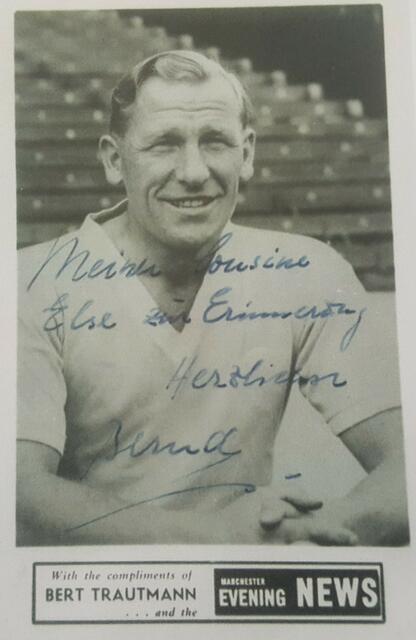 Original-Autogramm-Karte Bert Trautmann