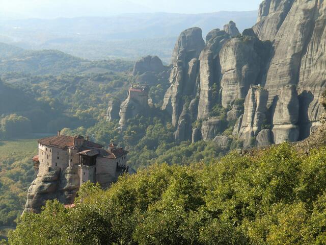 grandiose Lage der Meteoraklöster