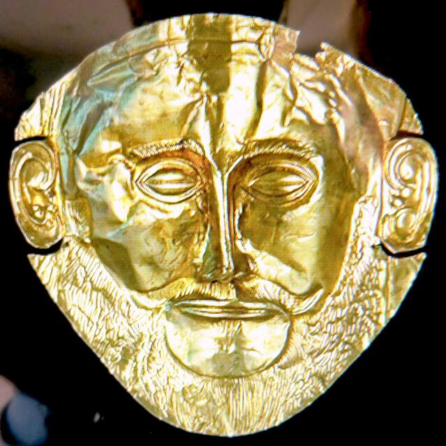 Goldmaske aus Mykene