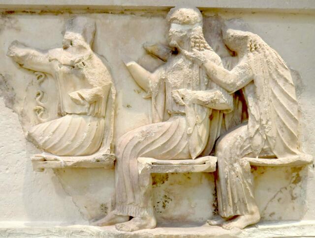 Die drei Göttinnen als Richterinnen