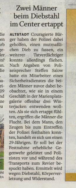Hier die Pressemeldung aus der Schweriner Volkszeitung vom 29.11.2019