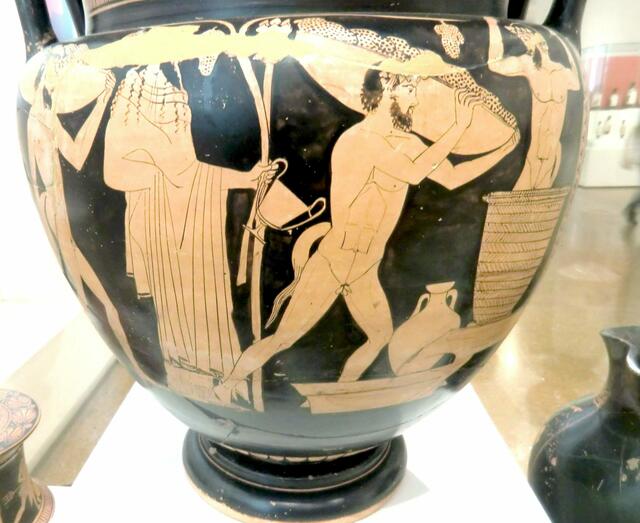 Traubenernte der Satyrn 500 v.Chr.