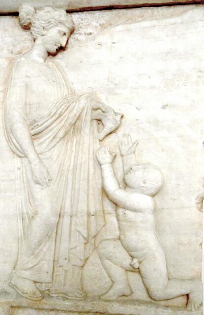 Persephone und  der junge Dionysos