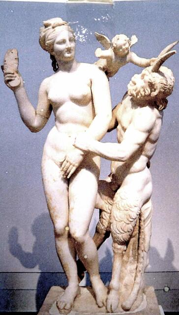 Pan, Amor und Psyche 200 v.Chr. aus Eleusis